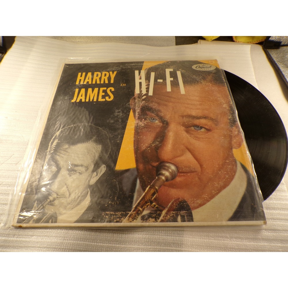 Harry James in Hi-Fi Vinyl LP Capitol Records W654 1955 Big Band Swing Jazz